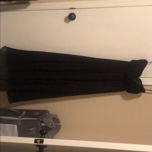 Strapless black prom/bridesmaid dress